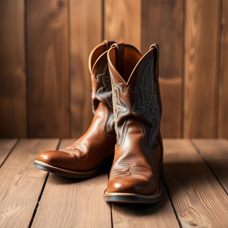Botas de couro country